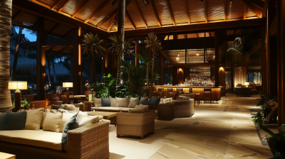 Sophisticated Tropical Lounge