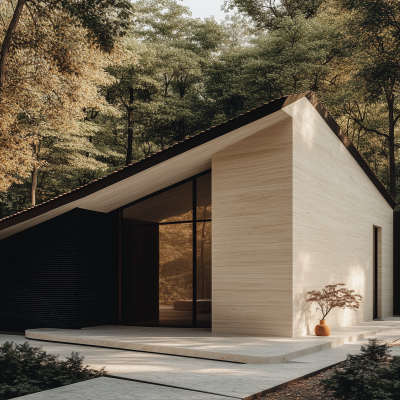 Contemporary Exterior in Forest