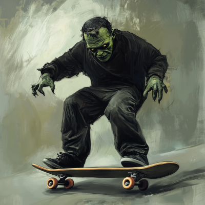 Frankenstein on a Skateboard