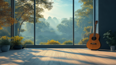Minimalist Jazz Room