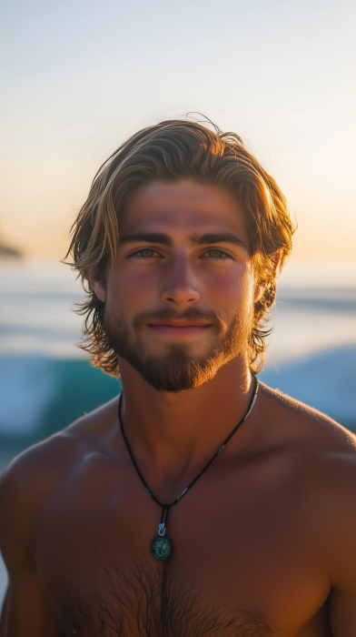 Handsome California Surfer