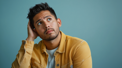 Frustrated Young Man