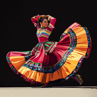 Mexican Folklorico Dancer