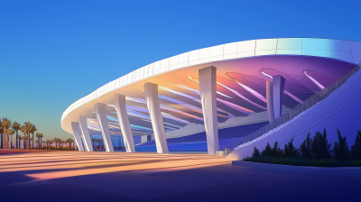 Sofi Stadium Illustration