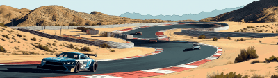 Willow Springs Race Track Landscape