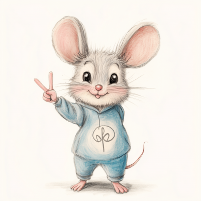 Peace Sign Mouse