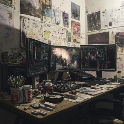 Cluttered Workspace