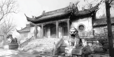 Ancient Chinese Official’s Mansion Sketch