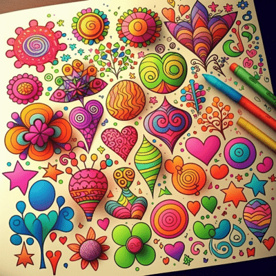 Colorful Doodle Patterns