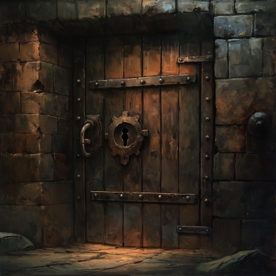 Fantasy Dungeon Door