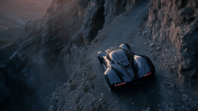 Batmobile in the Mountains