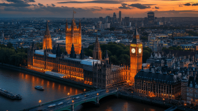 Close-up View of London