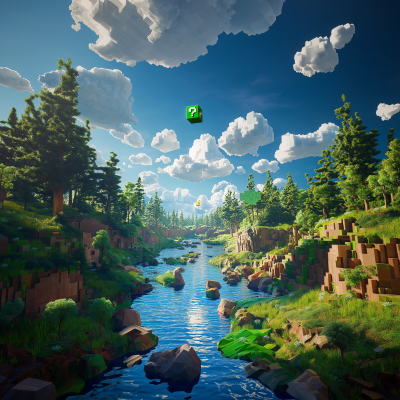 Fantasy Low Poly Game World