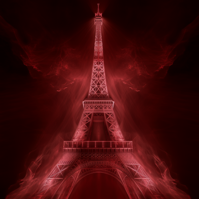 Surreal Eiffel Tower