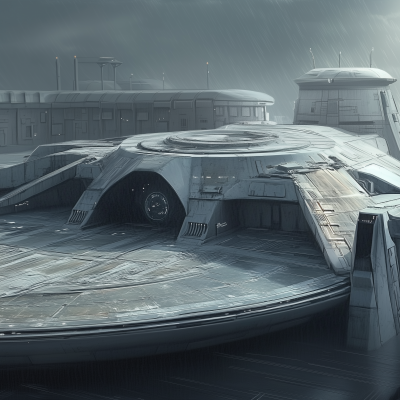 Star Wars Kamino Landing Pad