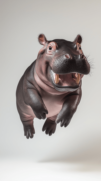 Joyful Pygmy Hippopotamus