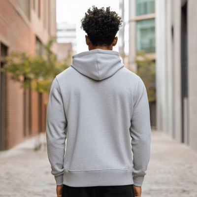 Young man in hoodie