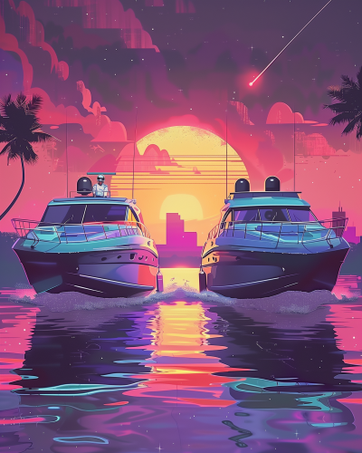 Retro Yacht Party