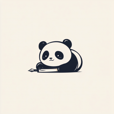 Cute Panda Logo