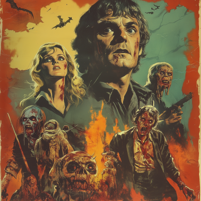 70’s Horror Zombies Poster