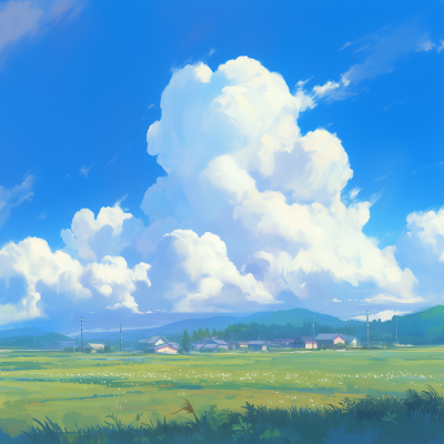 Ghibli Inspired Landscape