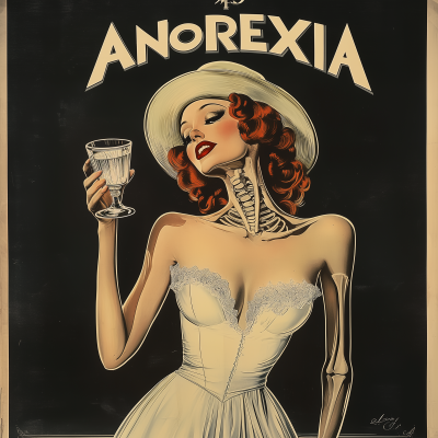 Anorexia Vintage Poster