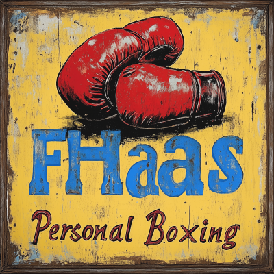 Vintage Boxing Sign