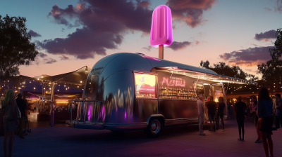 Airstream Ice Lolly Shop