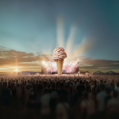 Surreal Ice Cream Stage