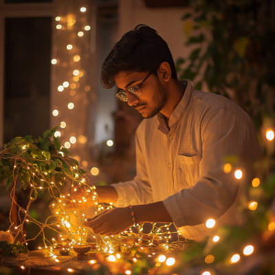 Diwali Decorating