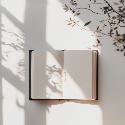 Minimalist Book Flat Lay