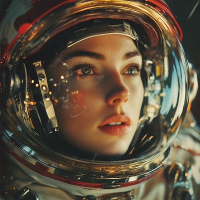 Astronaut Woman Album Cover