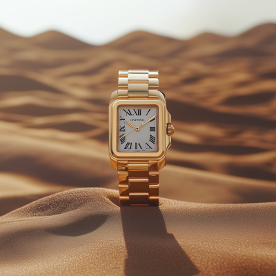 Cartier Watch in the Desert