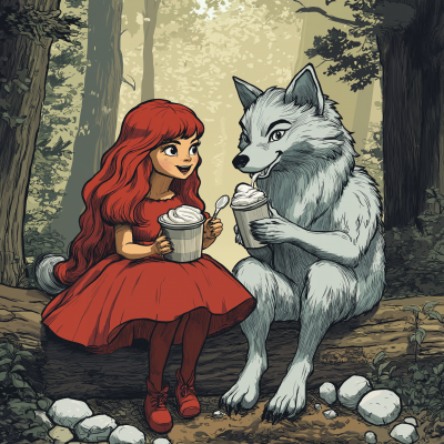 Little Red Riding Hood and the Wolf