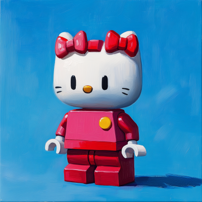 Surreal Hello Kitty Lego