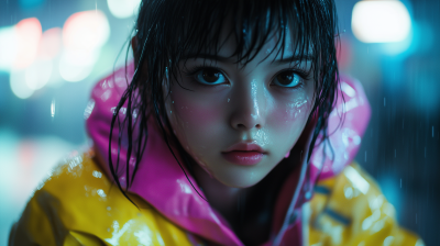 Cyberpunk Tokyo Girl