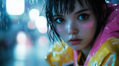 Cyberpunk Tokyo Girl