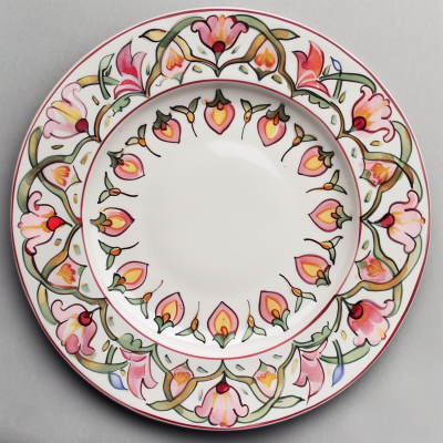 Hand Painted Plate Design