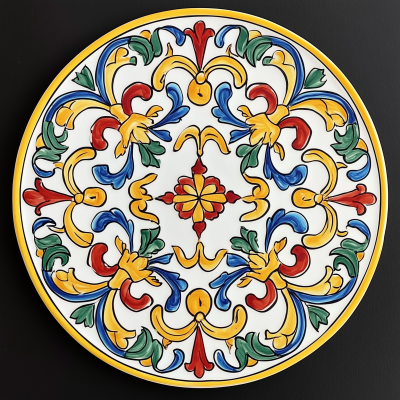 Sicilian Tile Pattern Plate