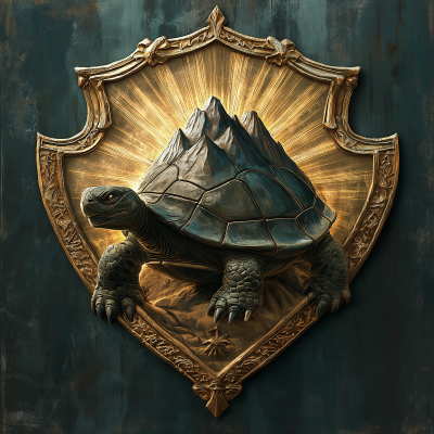 Giant Earth Elemental Turtle Coat of Arms