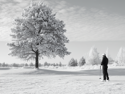 Man Playing Golf