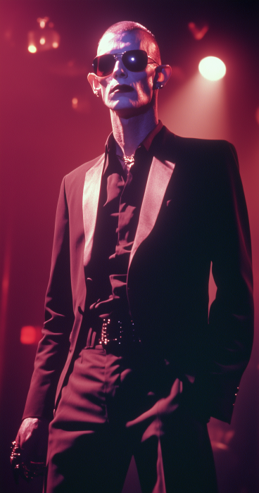 Vampire Man at Nightclub