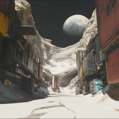 Dilapidated Southwestern Sci-Fi Favela