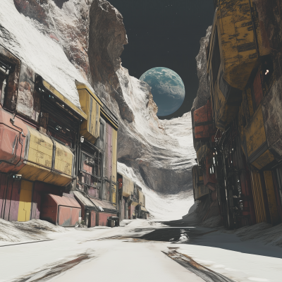 Dilapidated Southwestern Sci-Fi Favela