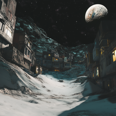 Moonlit Favela