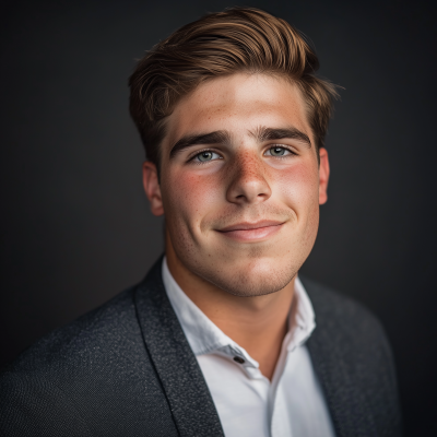 Professional Headshot of Young Man