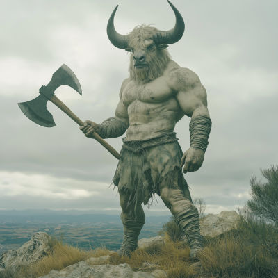 Photorealistic Minotaur