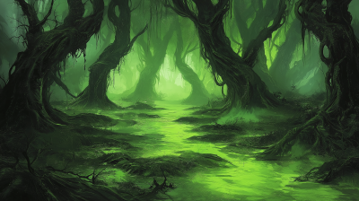 Unsettling Swamp Illustration