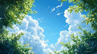 Leaves and Sky