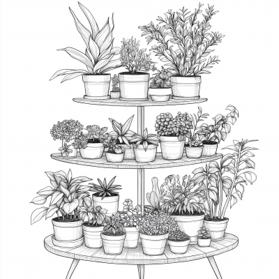 House Plant Stand